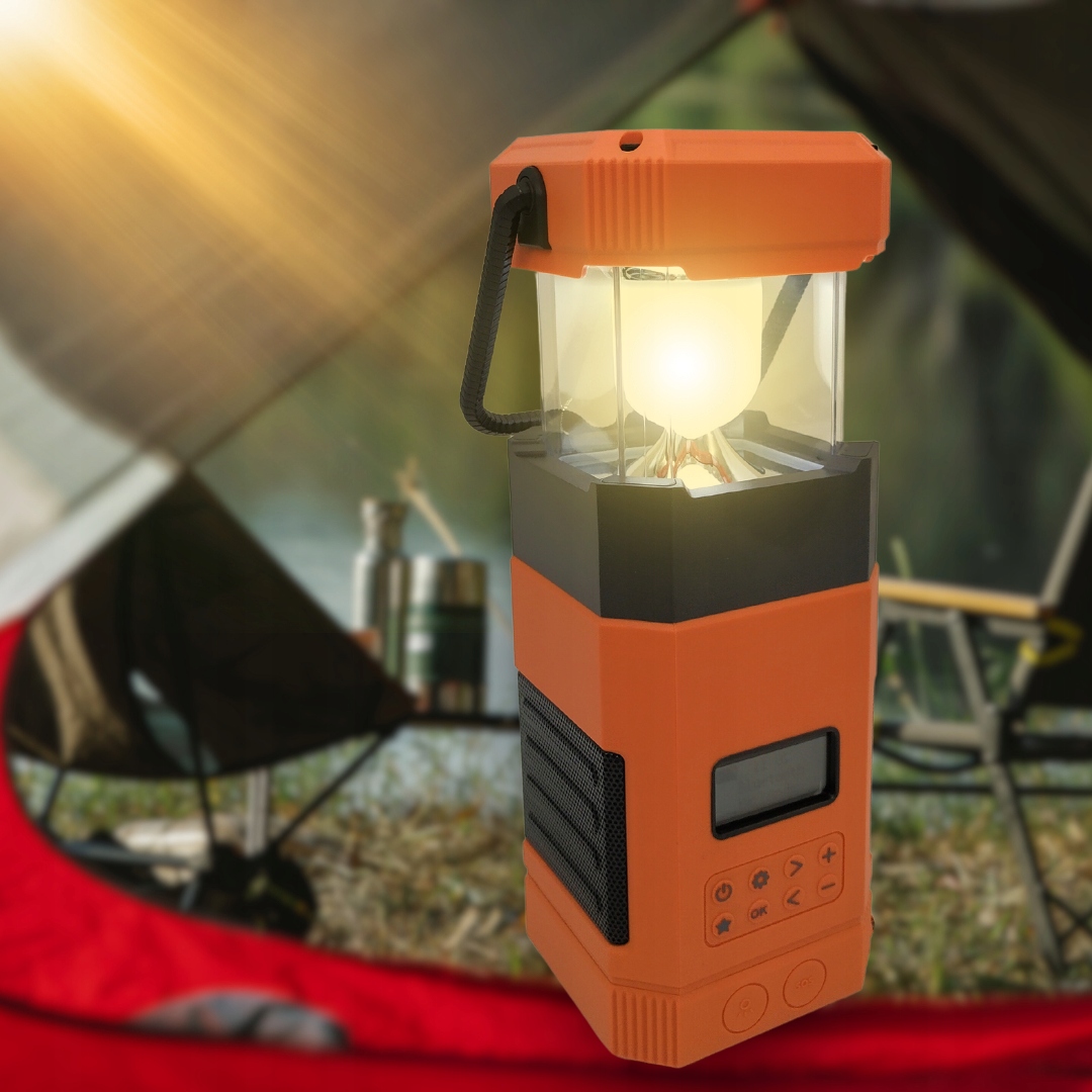 BIVACC MOCNE RADIO BLUETOOTH LED USB POWERBANK 5000mAh 114 FM/DAB+ Radio DAB+