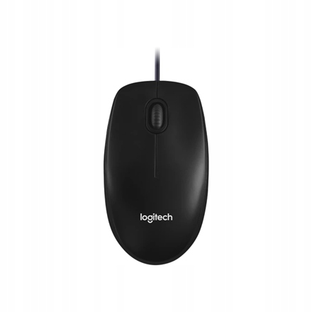 Logitech Mysz M100 Optyczna Przewodowa Czarna