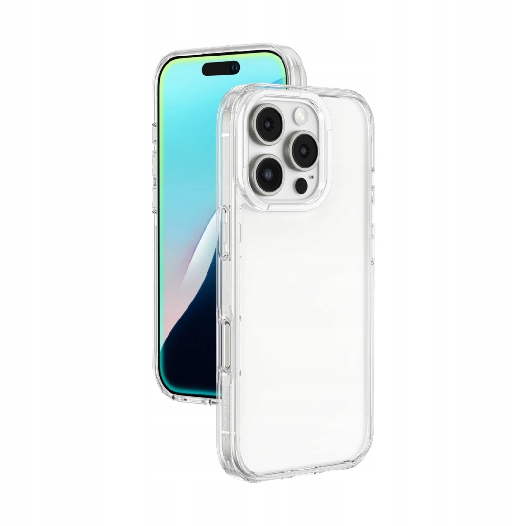 Etui silikonowe Amazingthing Minimal Case do iPhone 16 Pro Max przezroczy