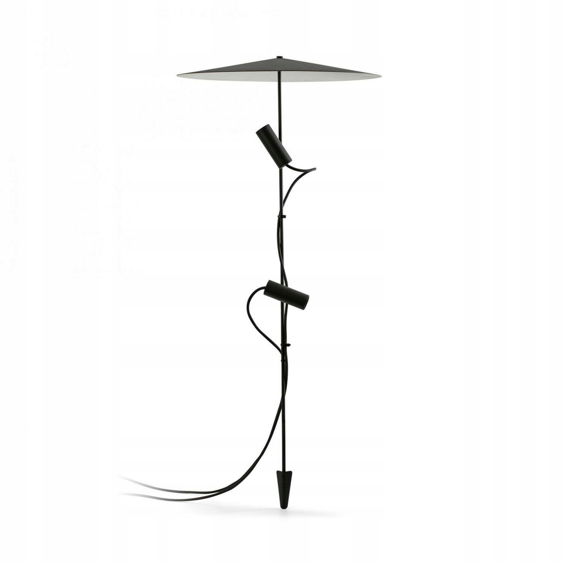 Faro Clap 1030 vonkajšia Led lampa so zápichom, čierna, 2x6W 3000K, IP65