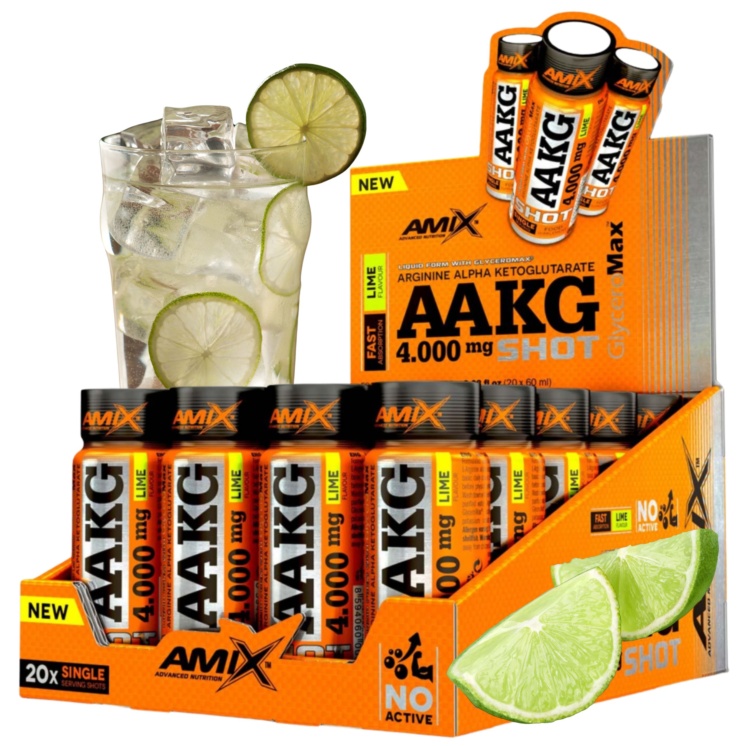 Aakg Shot Čerpadlo L Arginin Glycerol Glycerin Pre Workout Amix 60 Ml