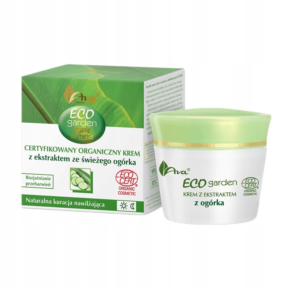 Ava Laboratorium Eco Garden certyfikowany organiczny krem z ekstraktem ze