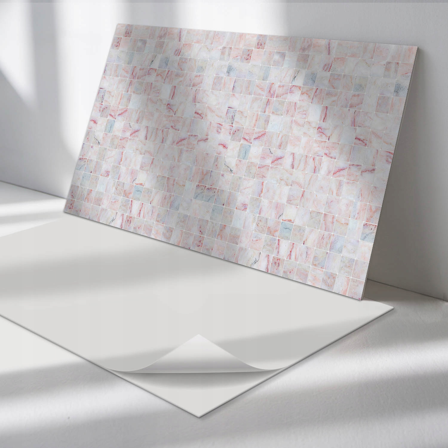 Sada samolepiacich Pvc panelov Mozaikový vzor zo štvorcov 6x60x30 cm