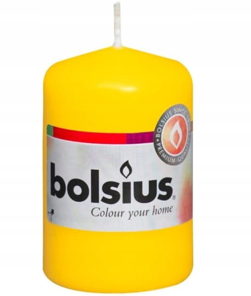 

Bolsius Świeca pieńkowa żółta 80/50