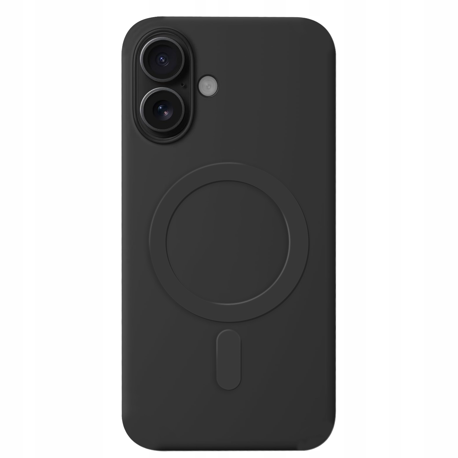 Nakładka Silicon Soft Mag iPhone 16 Plus czarna Tecto Shield