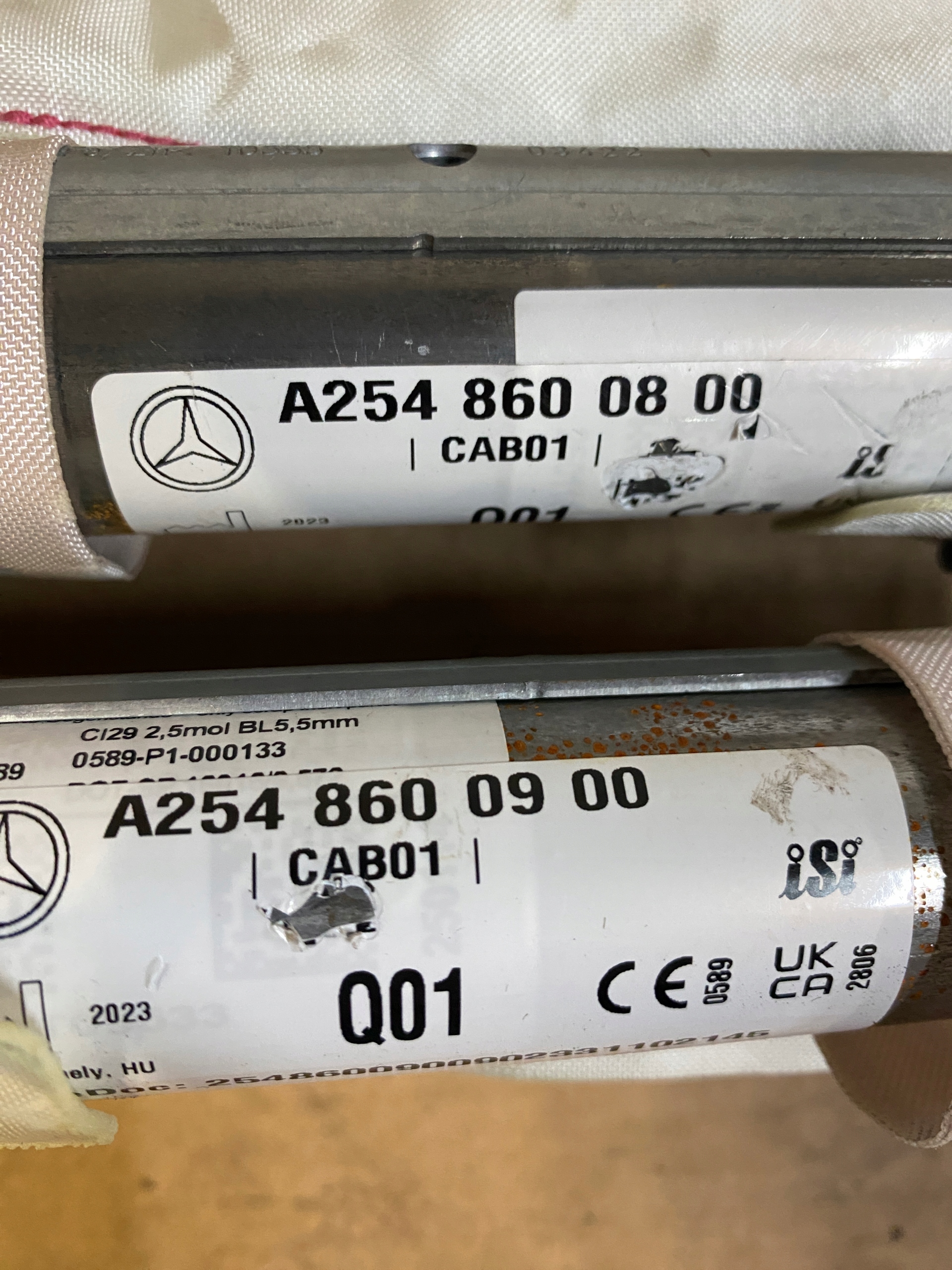 MERCEDES 254 C254 пиропатрон левый 2023 Купе A2548600900