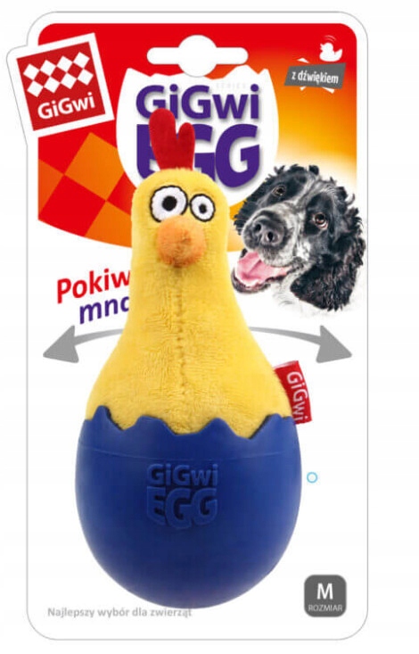 

GiGwi 8130 Egg zabawka dla psa dźwiek kiwająca