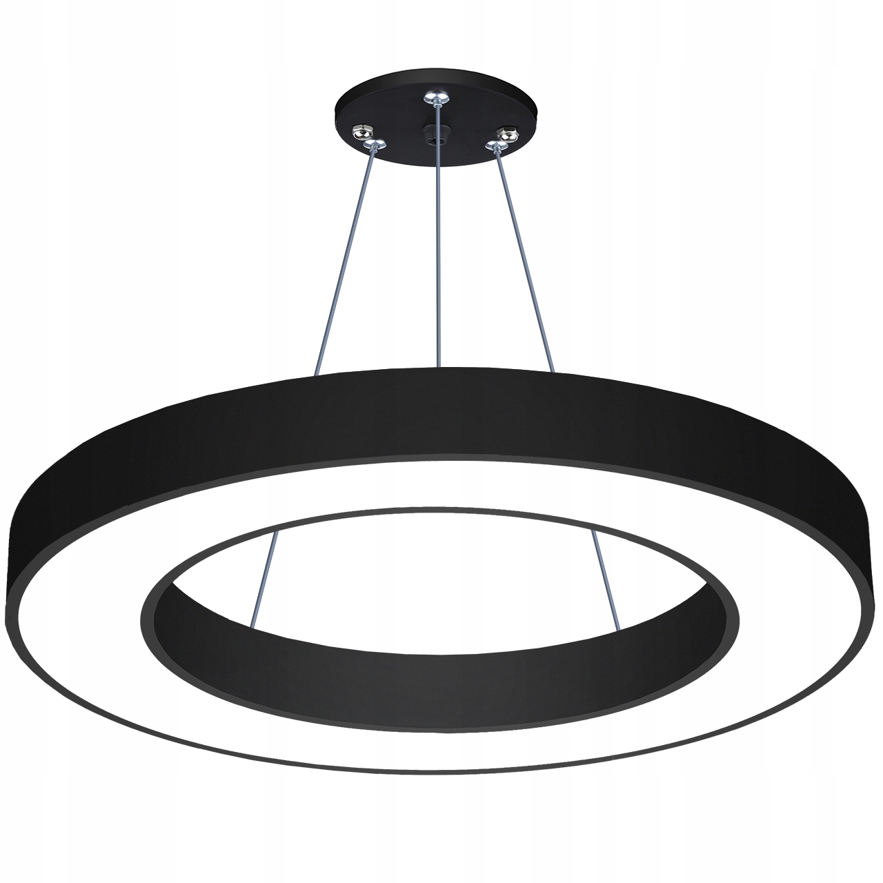 Závěsné stropní svítidlo s Led lustrem, 60 cm, kulatá