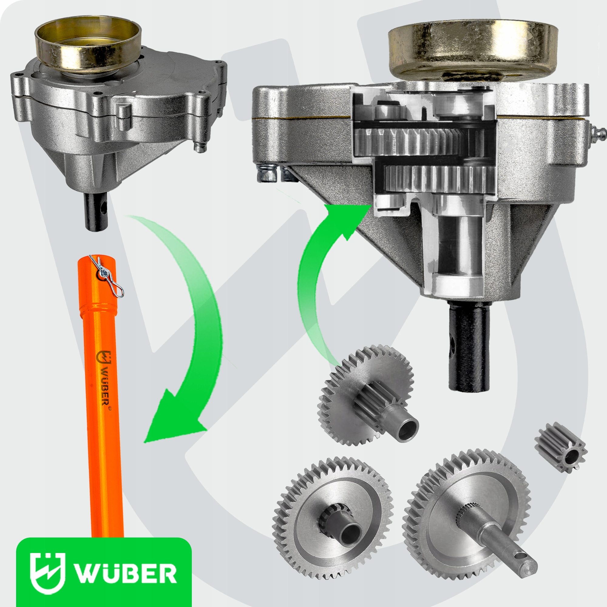 WIERTNICA SPALINOWA ŚWIDER DO ZIEMI GLEBY 6,7KM+PRZEDŁUŻKA WIERTŁA 10/20/30 Moc silnika spalinowego 6.7 KM