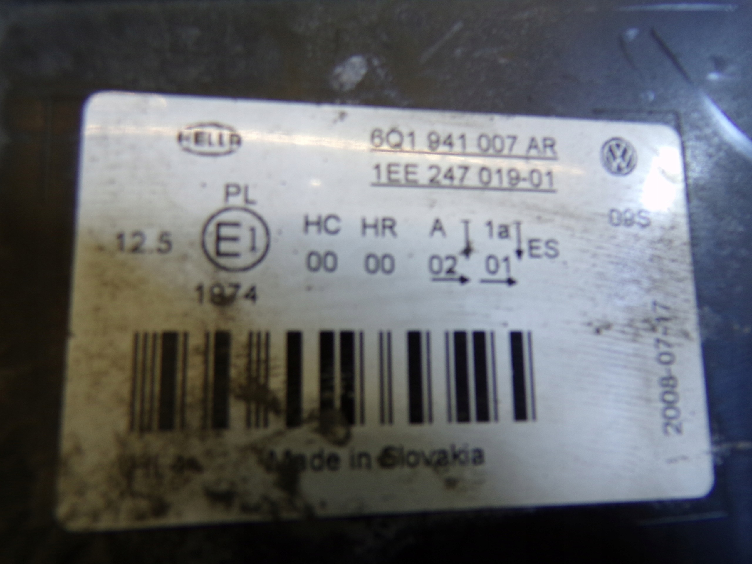 light front front left VOLKSWAGEN POLO 9N LIFT (6)