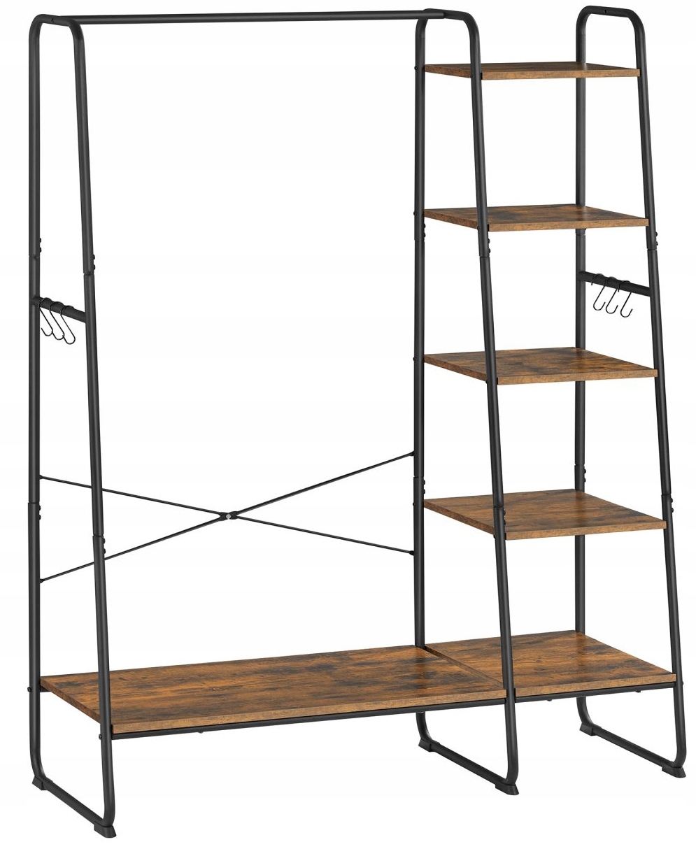 Multifunkčný rustikálny vešiak na oblečenie 5 úrovní Loft