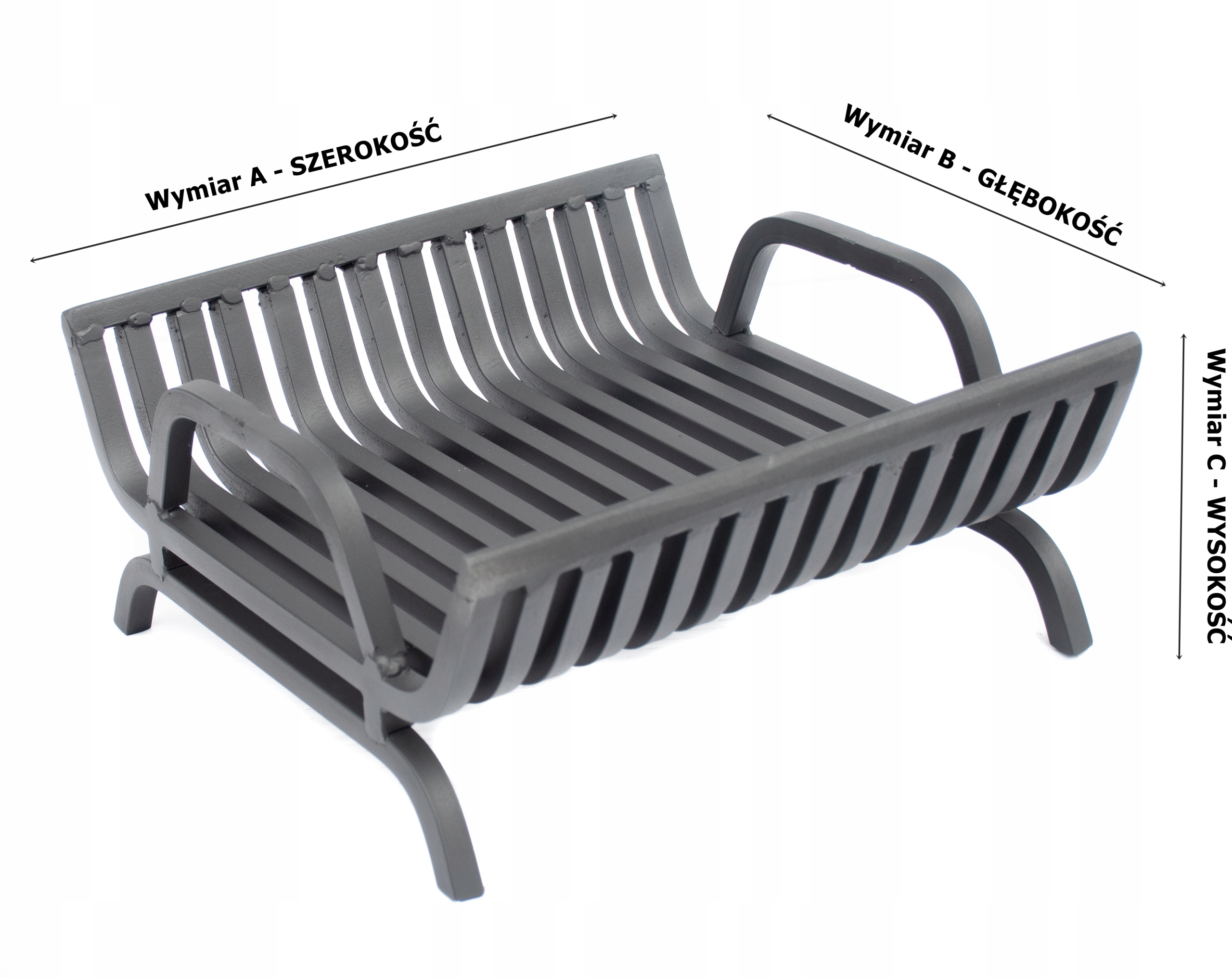 RUSZT STALOWY NA WYMIAR DO KOMINKA PIECA RUSZT NA NÓŻKACH STOJĄCY GR. 10MM! Marka AlfaStal