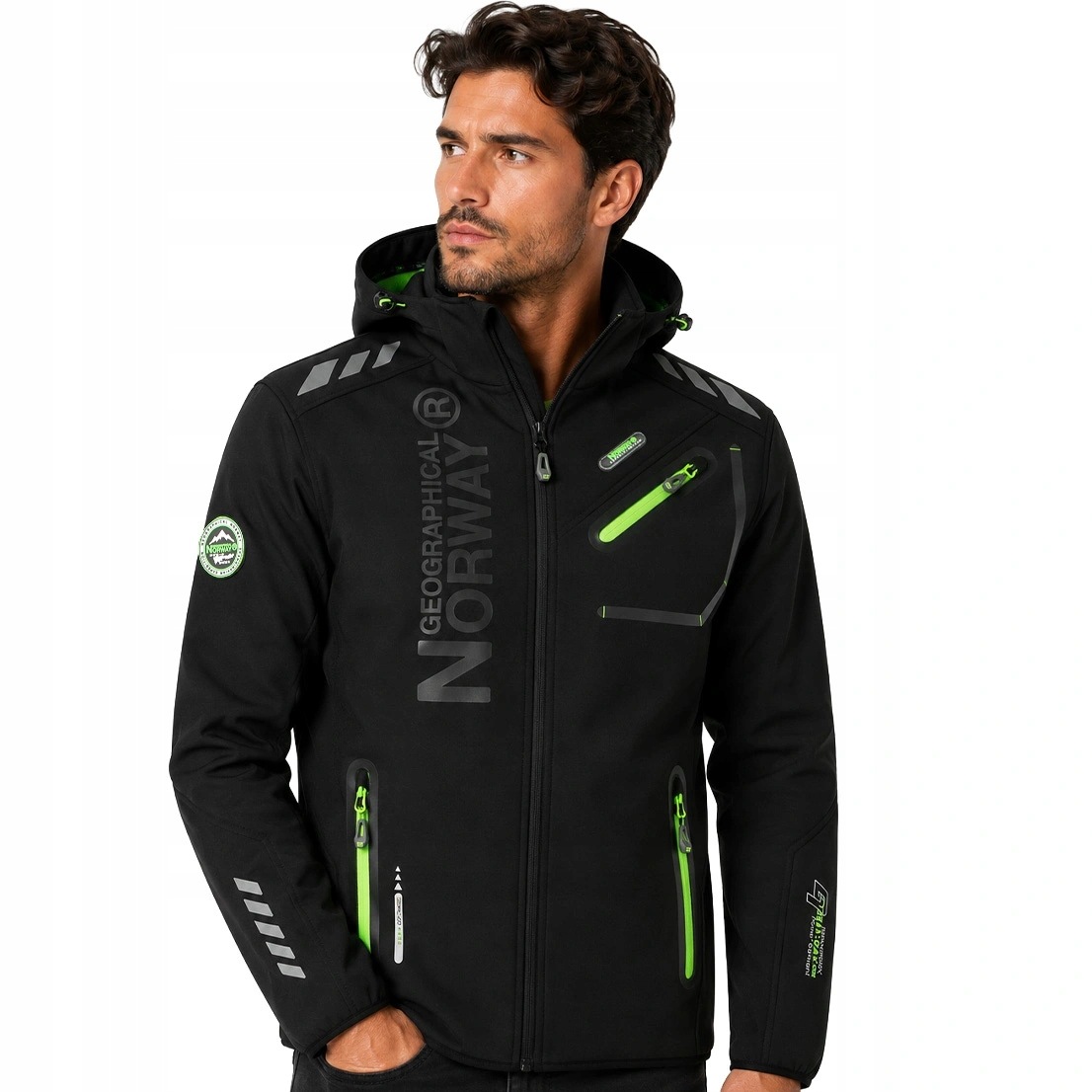 Pánský softshell Geographical Norway Royaute lehký, pohodlný, voděodolný