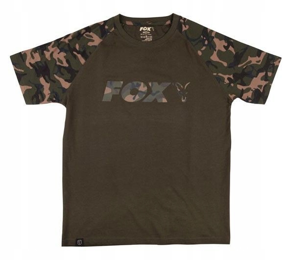 Koszulka Fox Raglan Khaki Camo T-shirt XXL