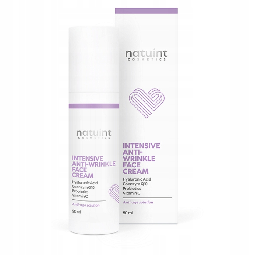 Natuint Cosmetics Krém proti vráskám s kyselinou hyaluronovou 50 ml