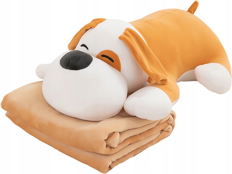 Poduszka z kocykiem PIESEK