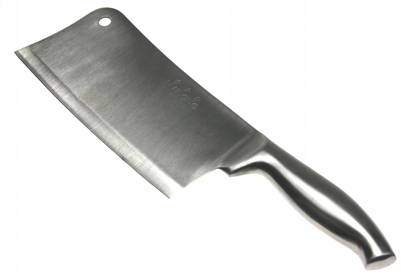 Profesjonalny Tasak 18 cm STALOWA RĄCZKA do Krojenia Cięcia Łupania Ciężki