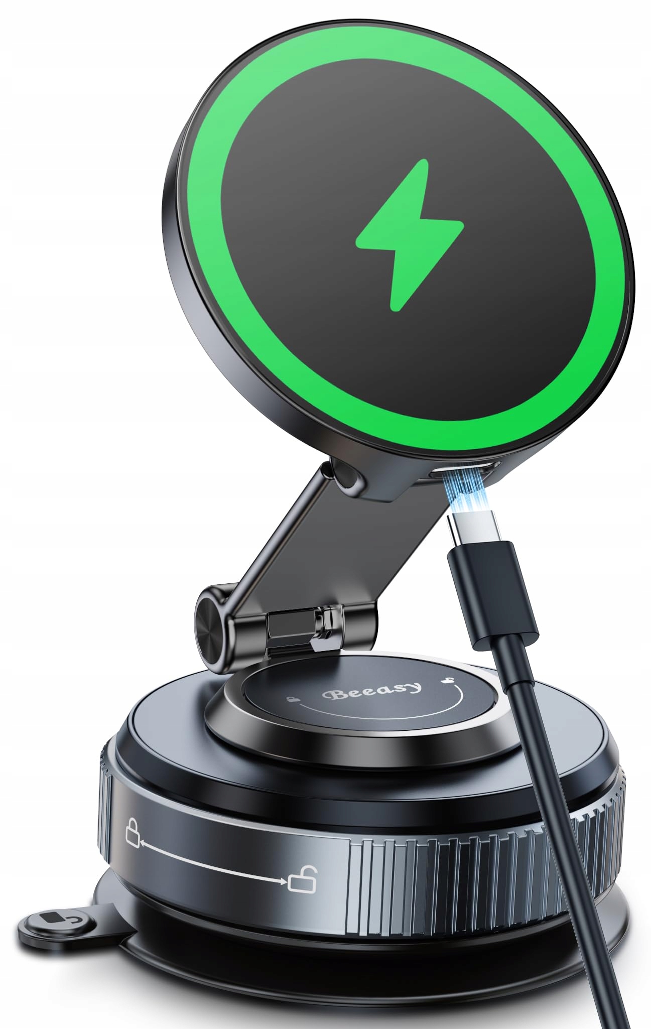 Beeasy MagSafe držiak do auta 15 W s funkciou nabíjania Magnet