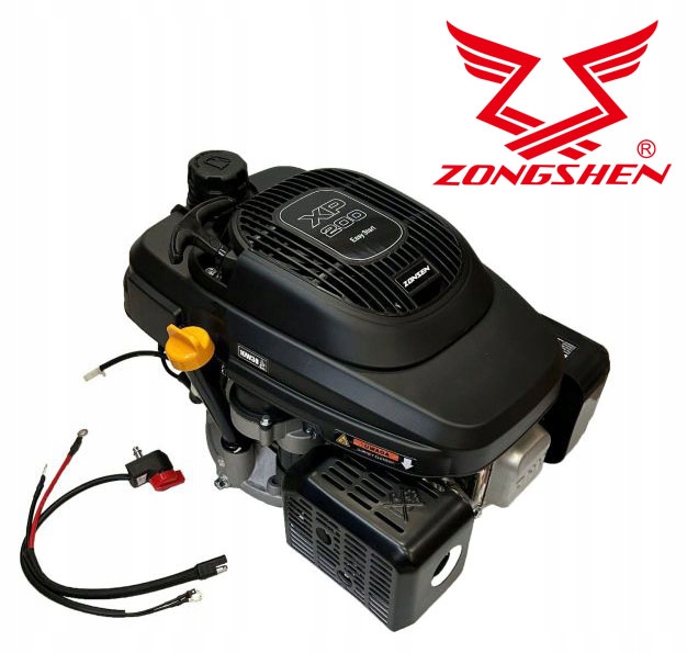 Motor Zongshen XP200A 196cc 6,5 Vertikální Hřídel 22,2 mm 70 mm Aut Sání E-start