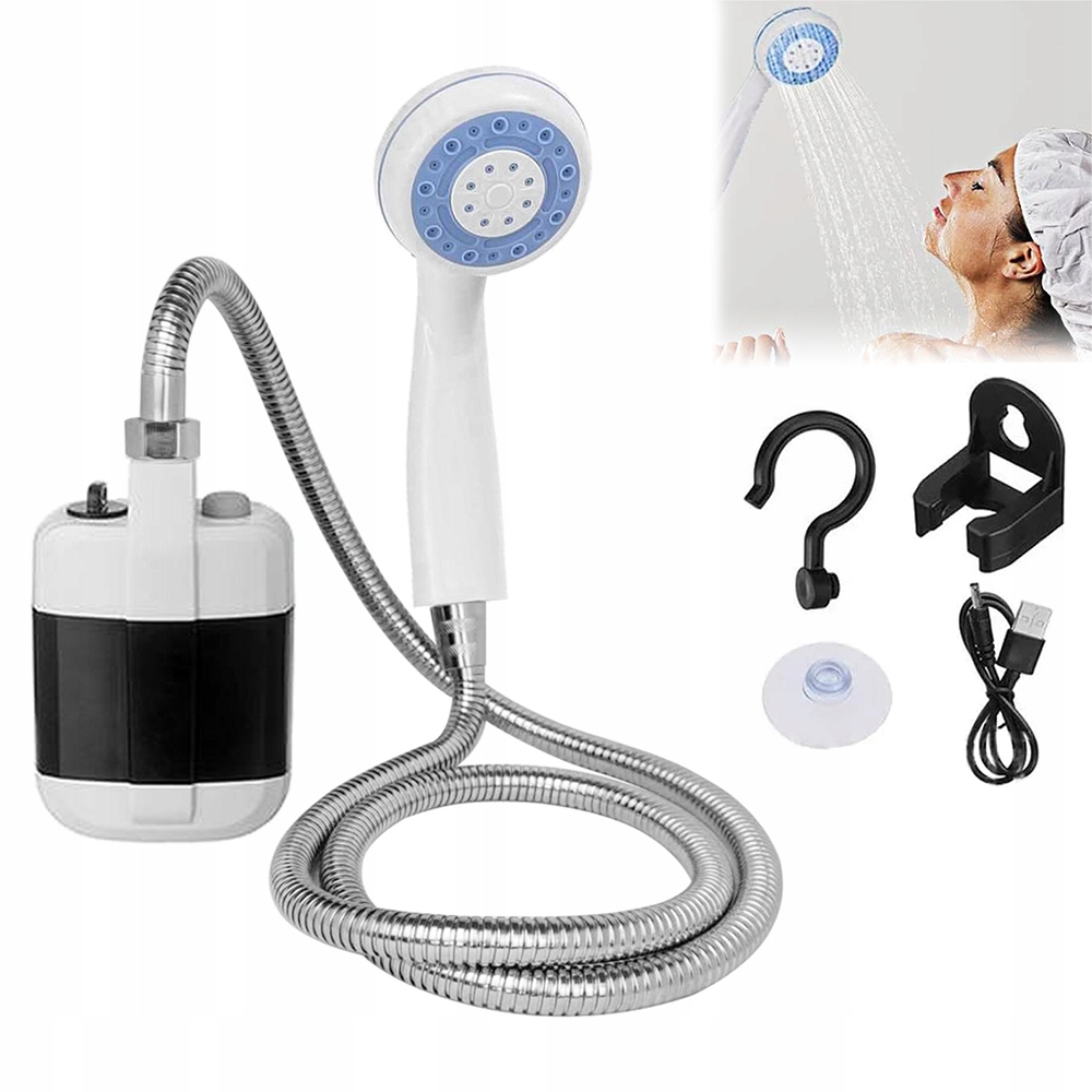 Turistická Sprcha Elektrická Pumpa 2200 mAh