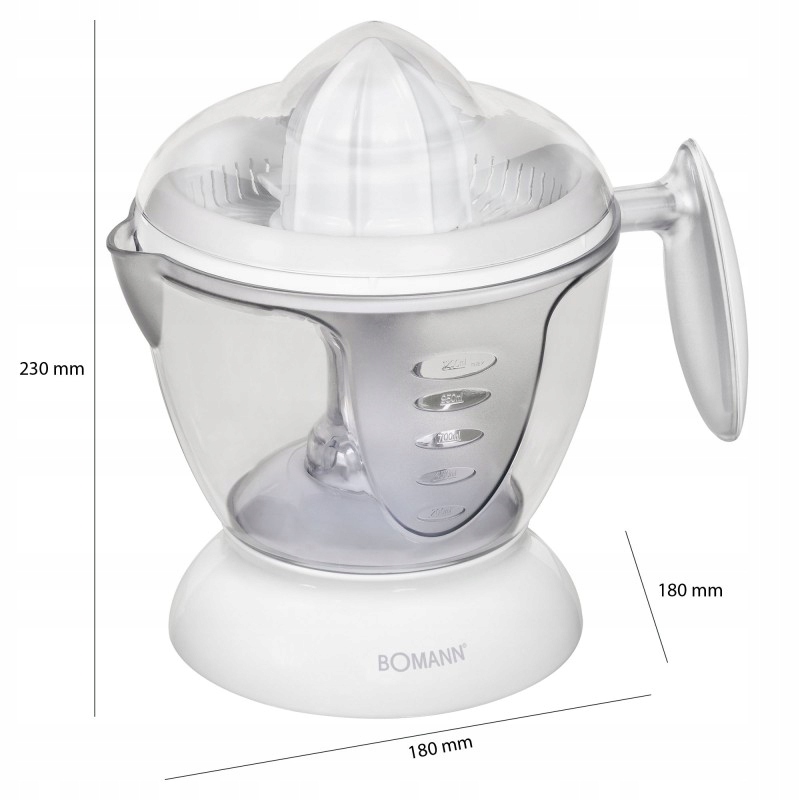 WYCISKARKA DO CYTRUSÓW OWOCÓW SOK BOMANN ZP 1092 Moc 40 W