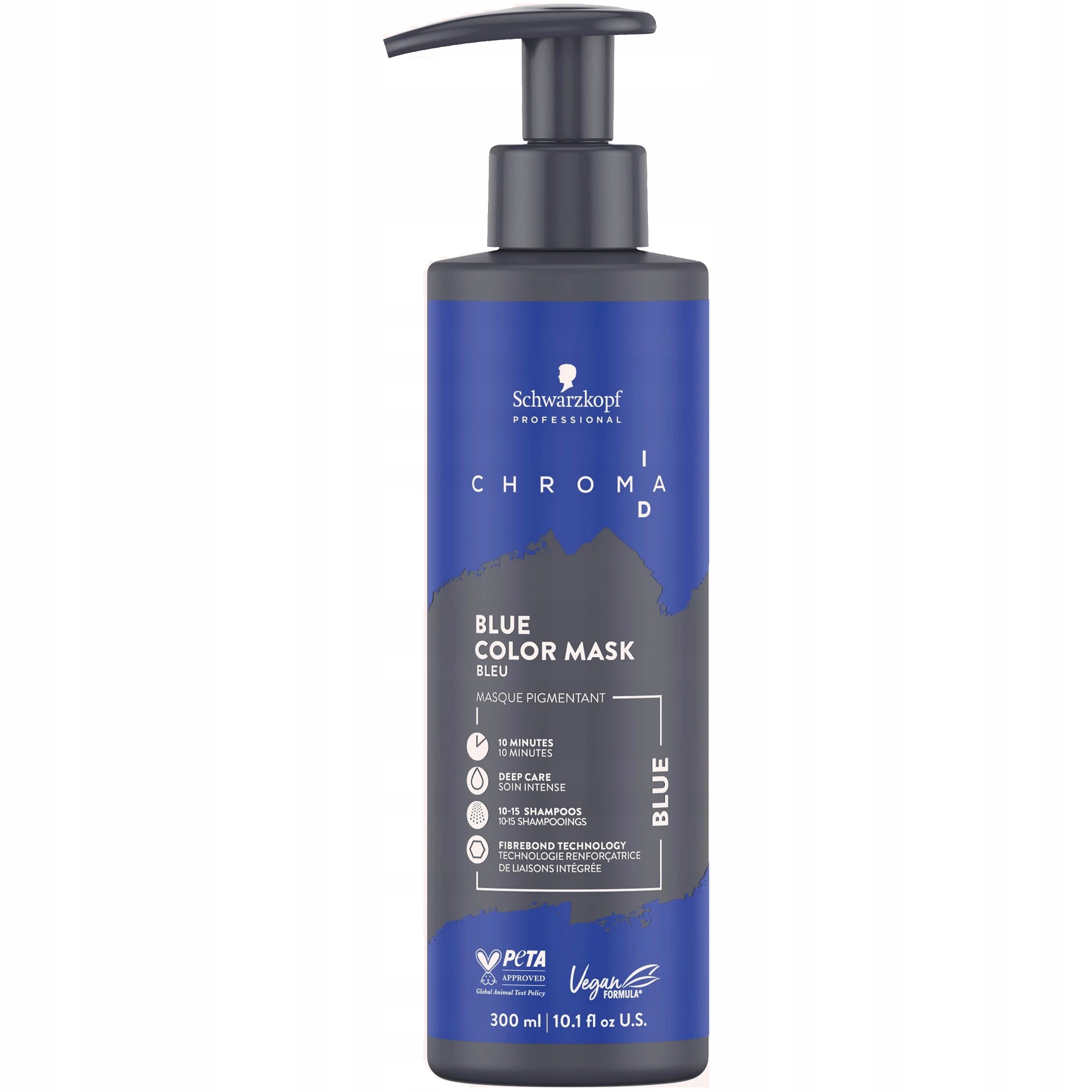 Schwarzkopf Chroma ID Barvicí maska na vlasy odstín Blue 300 ml
