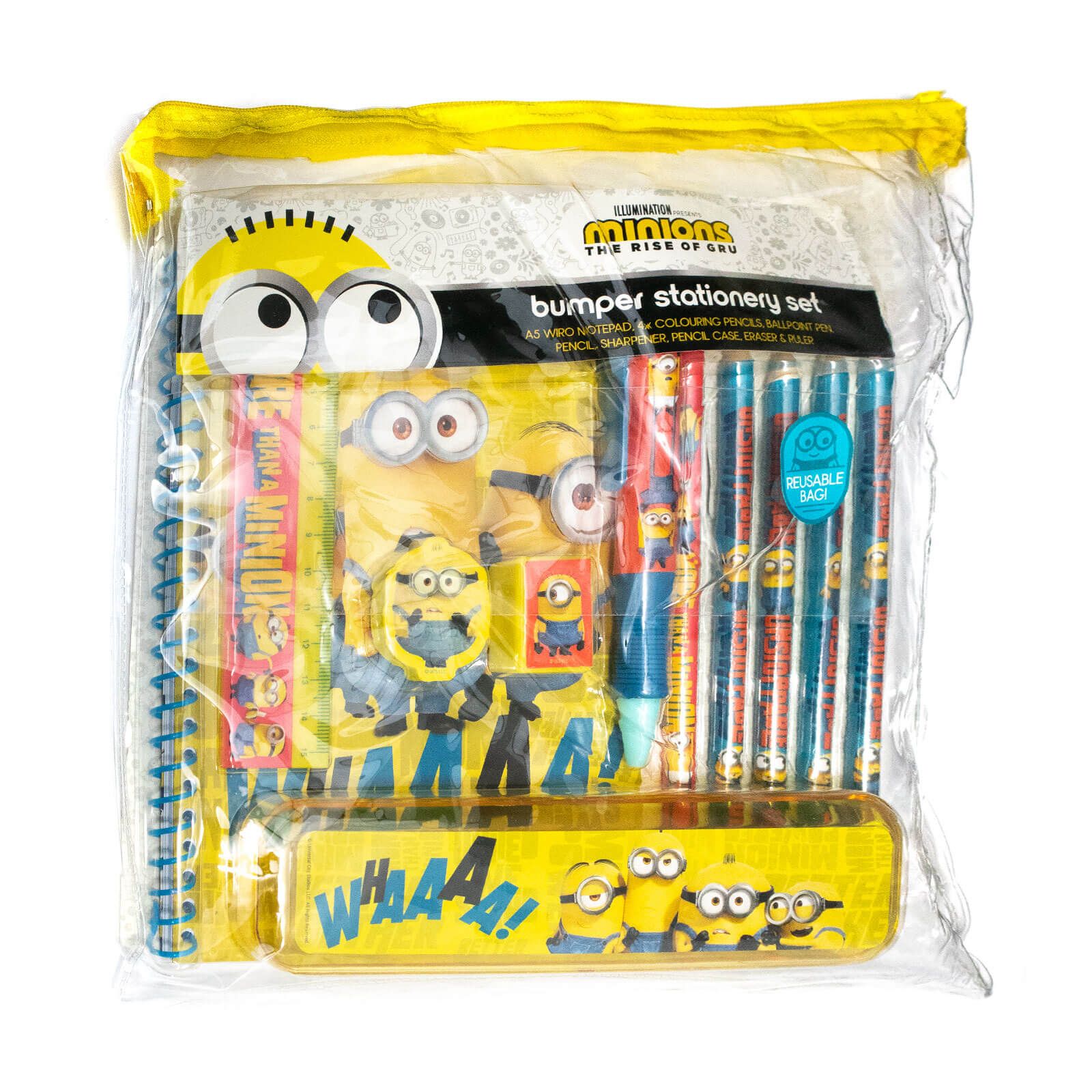 

Minionki zestaw przyborów szkolnych szkolnych XL