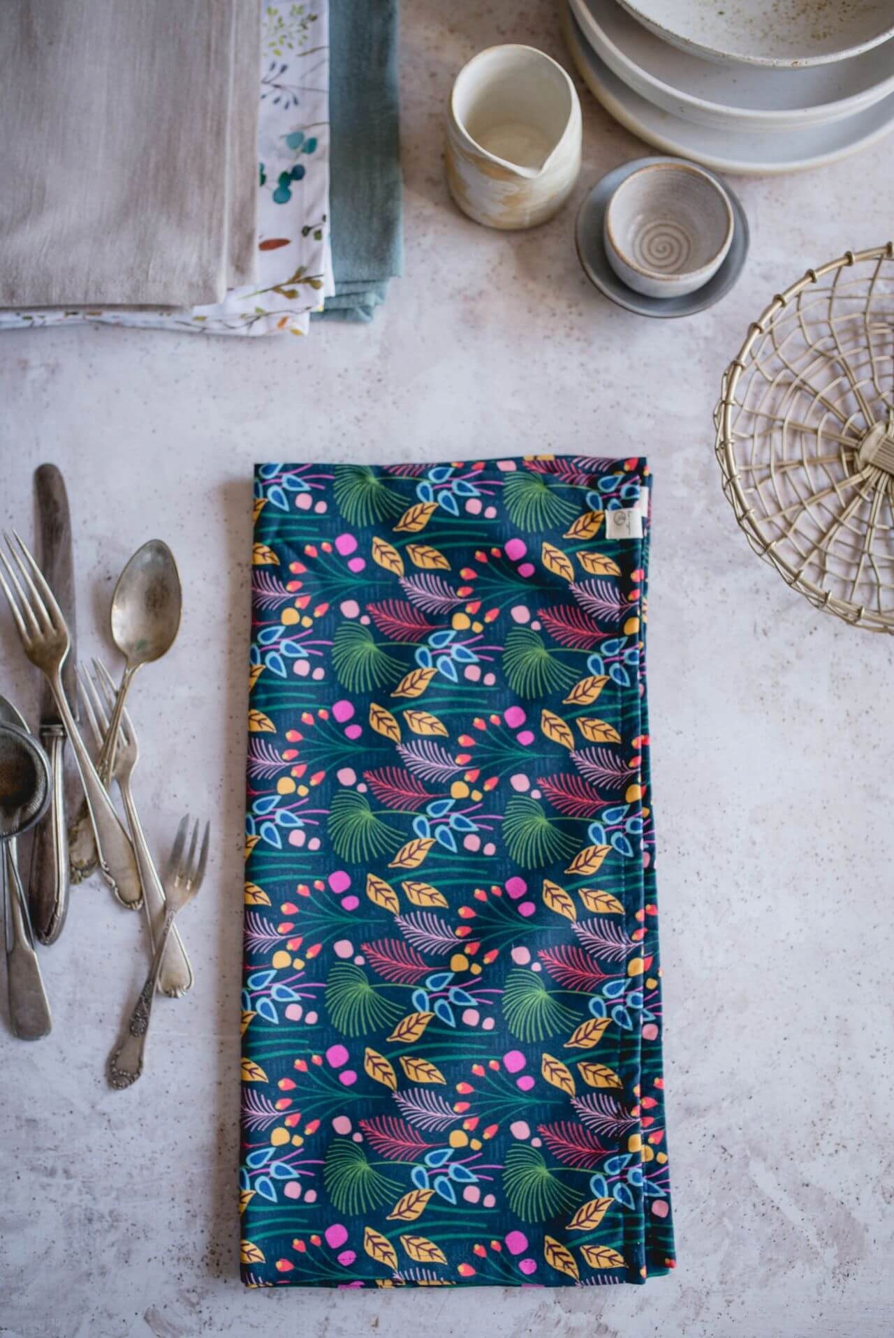 Serwetki bawełniane Moc koloru zestaw - 1 szt.