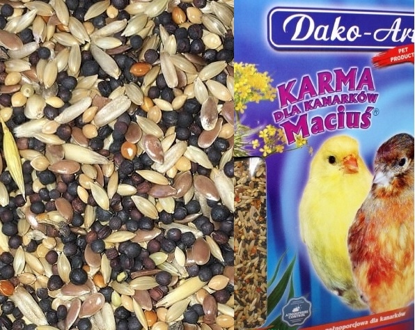 Maciuś premium karma, jedzenie dla kanarków Dako-Art 25kg #1205