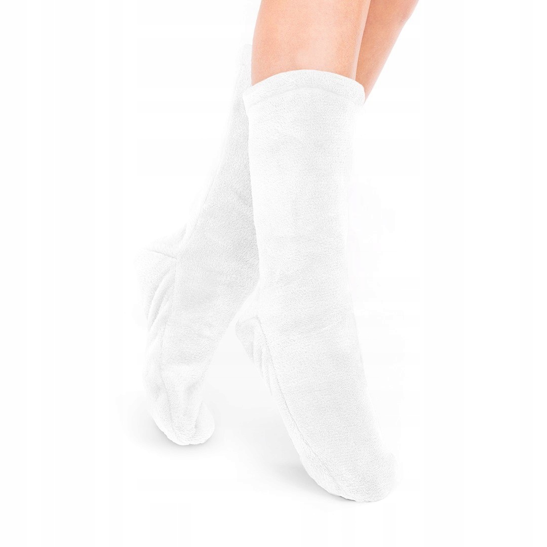 Ponožky OLMA farba biela motív klasický decokin