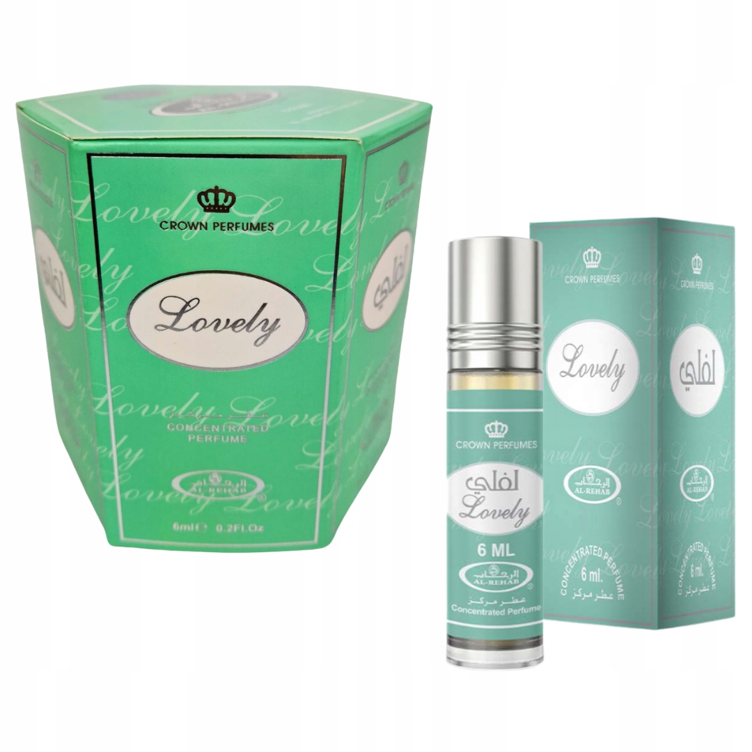 Zestaw 6 Perfum w Olejku Lovely Cpo Damskie 6 ml Al Rehab