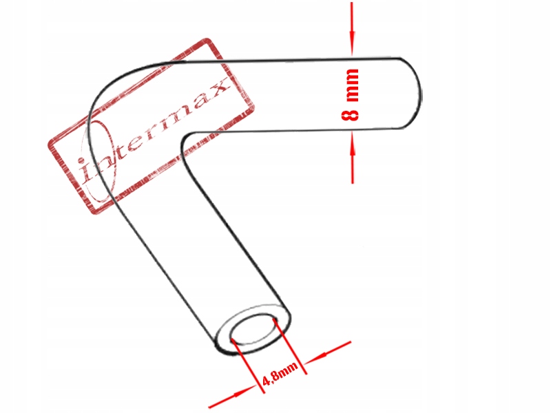 Przewód paliwa wąż Fi 5 mm SKUTER QUAD MOTOROWER Numer katalogowy części JWP05-B-1