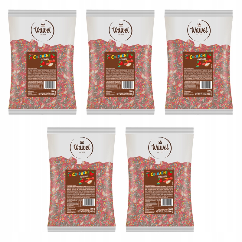 Wawel CocoAch! Truskawka 1kg X5