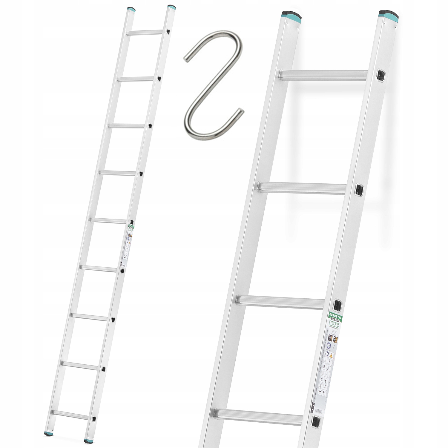

Drabina aluminiowa przystawna Higher 1x9 2,56m