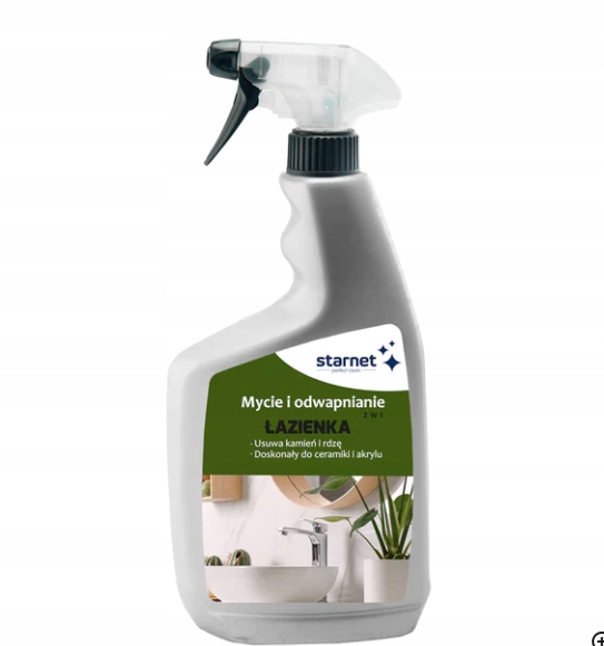 STARNET STARWAX ŁAZIENKA 2 W 1 MYCIE I ODWAPNIANIE 650ML 4201