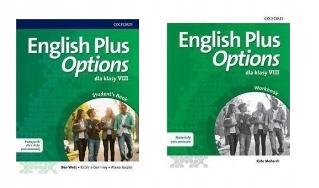 ENGLISH PLUS OPTIONS 8 PODRĘCZNIK + ĆWICZENIA JĘZYK ANGIELSKI OXFORD