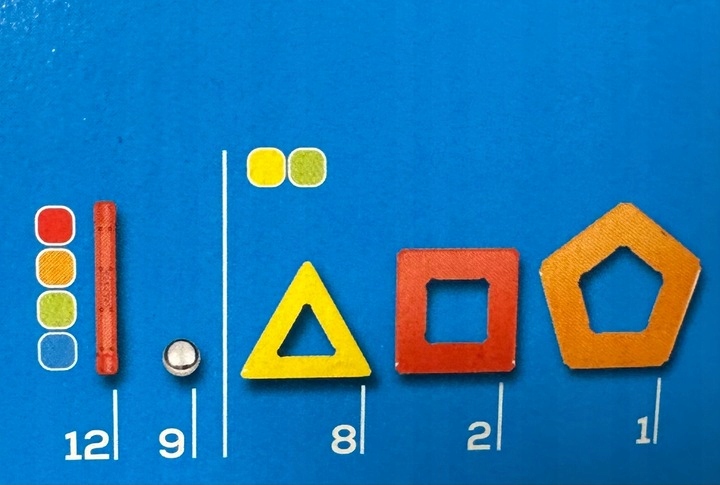 GEOMAG RAINBOW Klocki Magnetyczne 32 elementy Marka Geomag