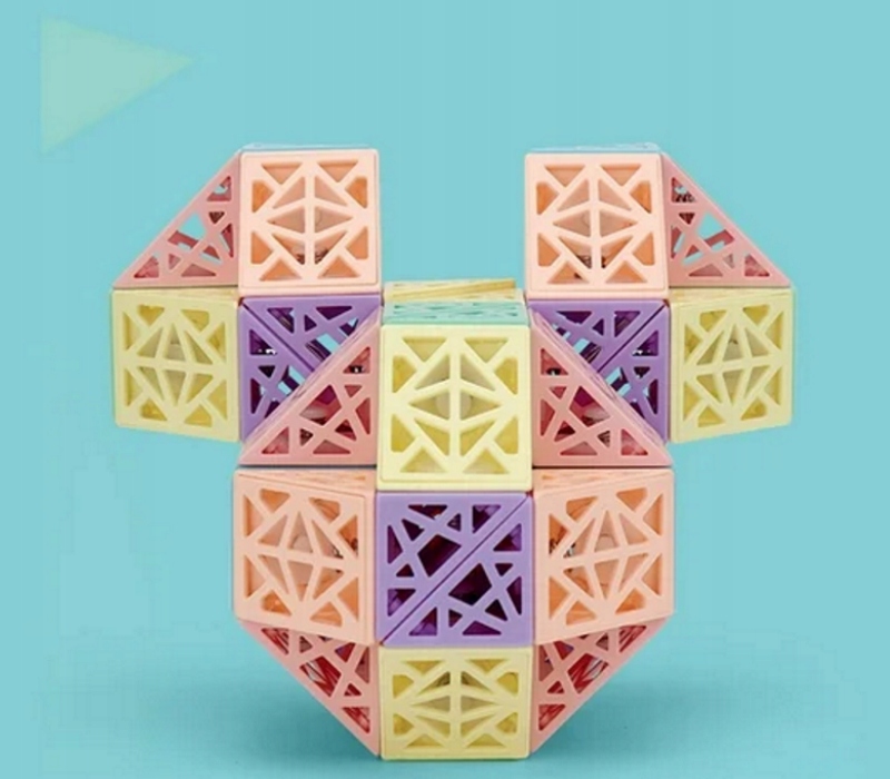 UKŁADANKA MAGICZNY WĄŻ MAGIC SNAKE AŻUROWY 48 EL Rodzaj układanka