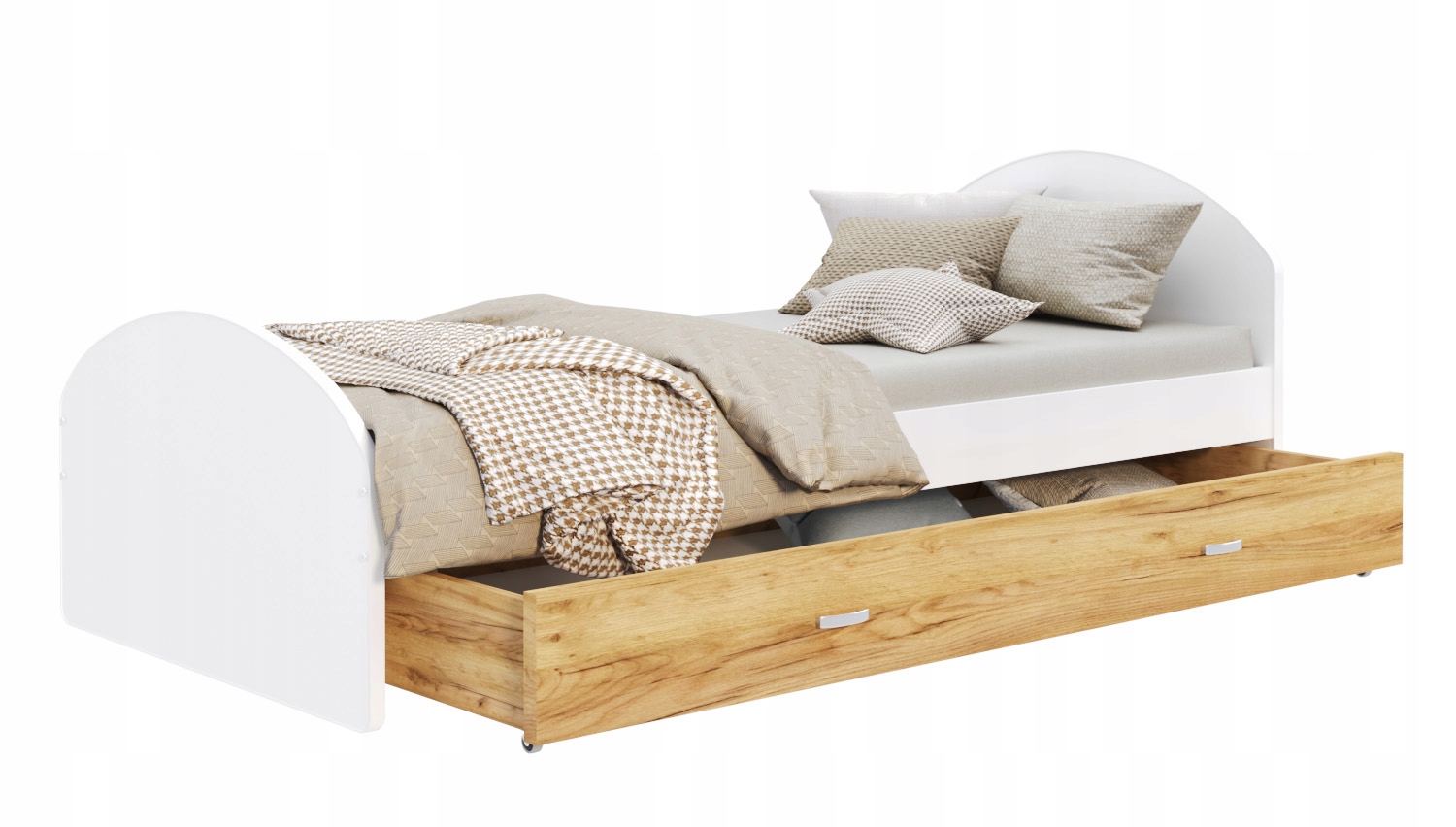 Postel pro mláděž 200x90 matrace šuplík Cross