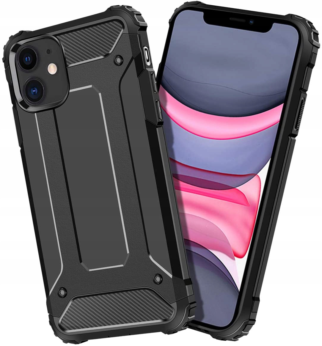 

Etui do iPhone 12 Pancerne Armor Szkło 9H