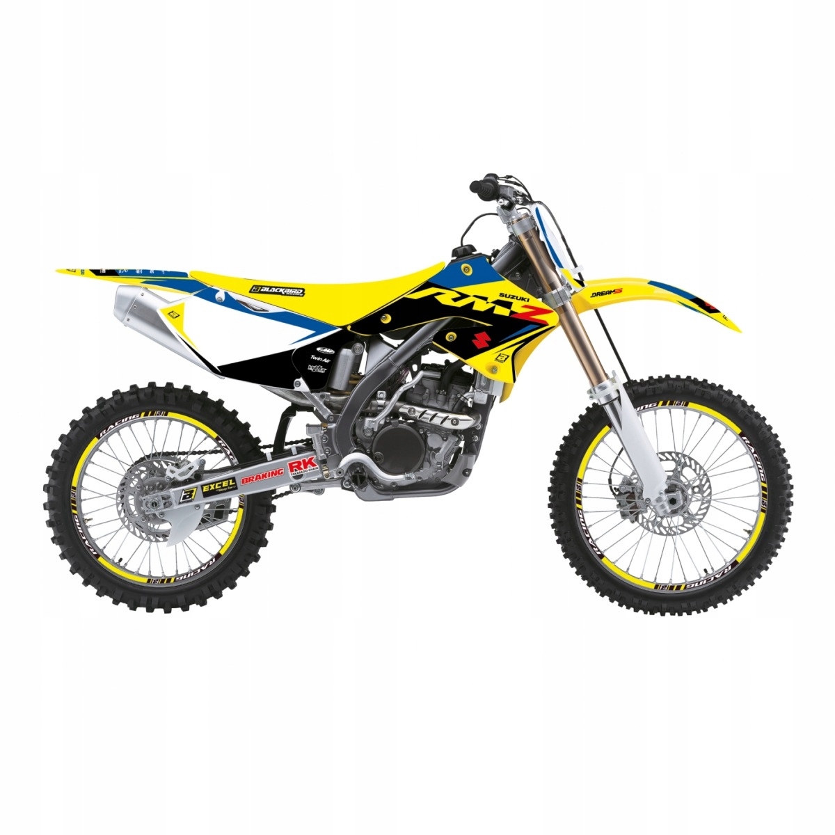 Blackbird Sada Nálepiek (oklein) Suzuki Rmz 250 '04-'06 Dream 5 Farba Ni