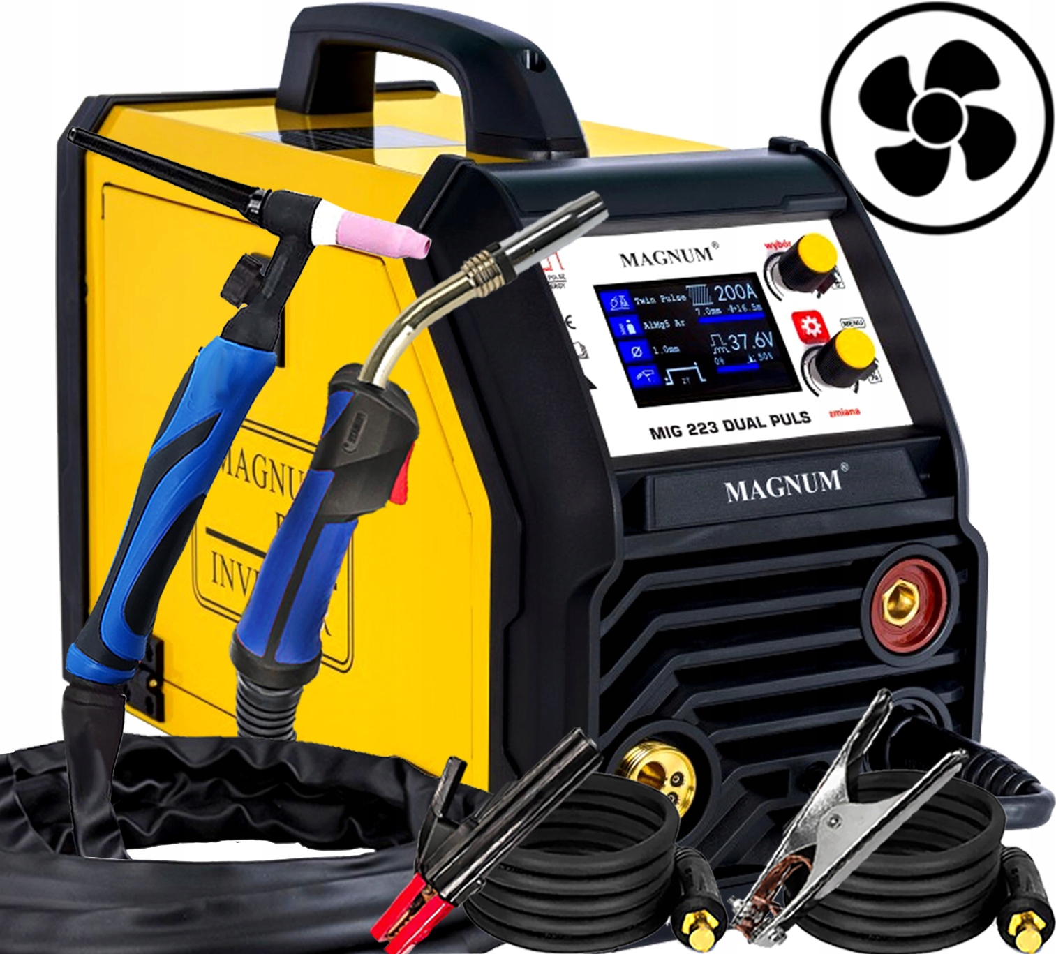 Invertorová Svářečka Migomat Svařovací Magnum Mig 223 Dual Puls Synergie