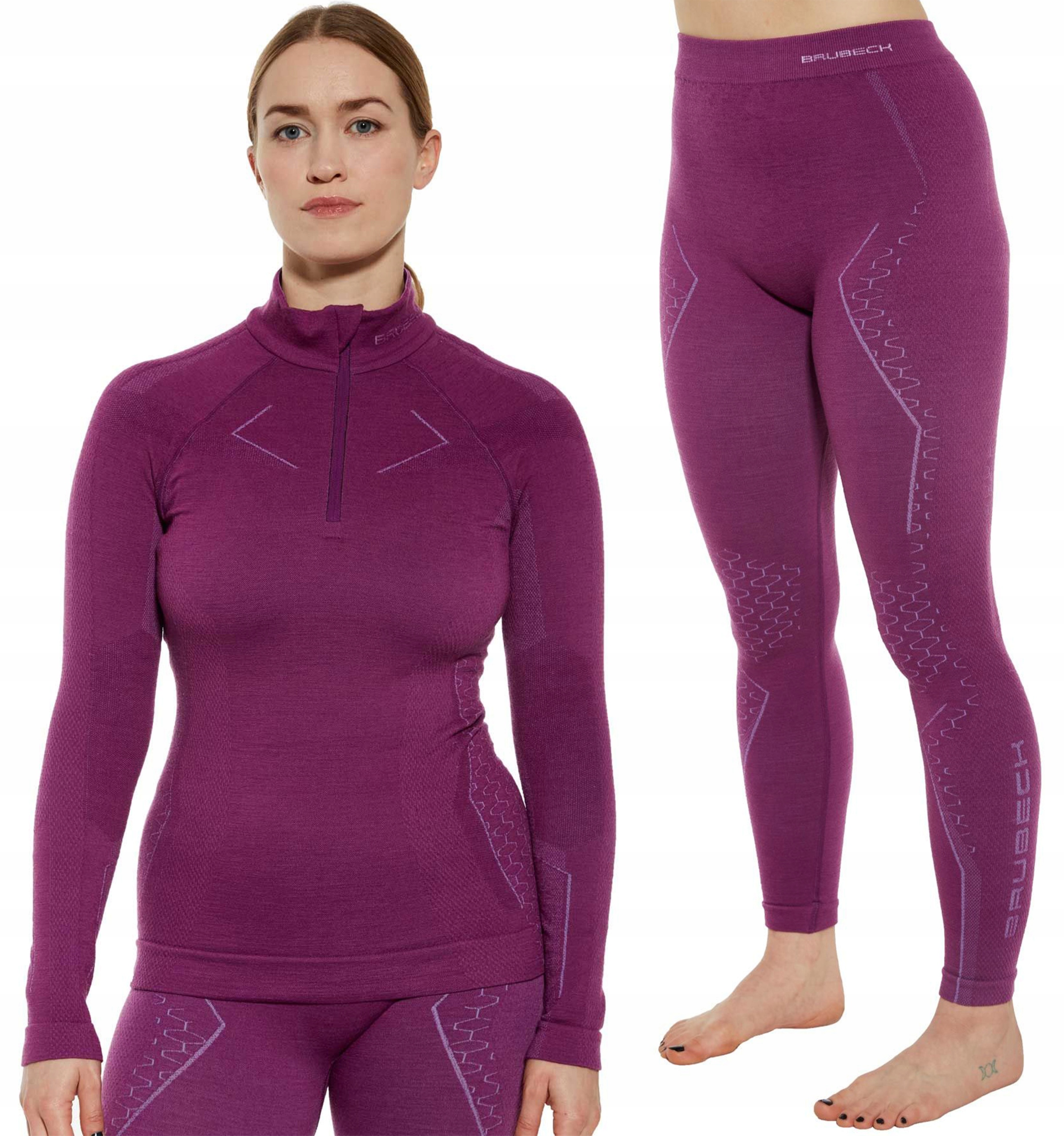 Ciepła Bielizna Termoaktywna Damska Brubeck Extreme Merino Wool Komplet S