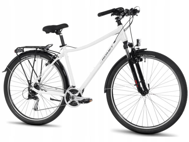 Rower trekkingowy Romet Wagant Suv L Pv A U18 28 cali Biały