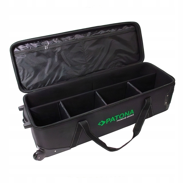 Duża torba walizka transportowa Patona 108cm na kółkach do statywów, lamp