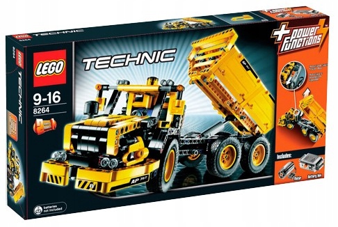 Klocki Lego Technic Zestaw 2 w 1Wywrotka Koparka Budowlana Hauler 8264