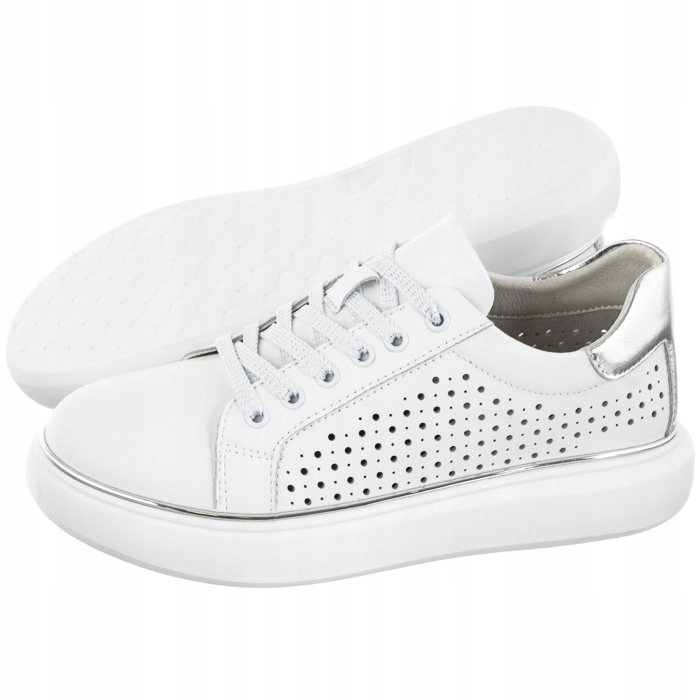 

Buty Damskie Skórzane Artiker Białe 48C1307