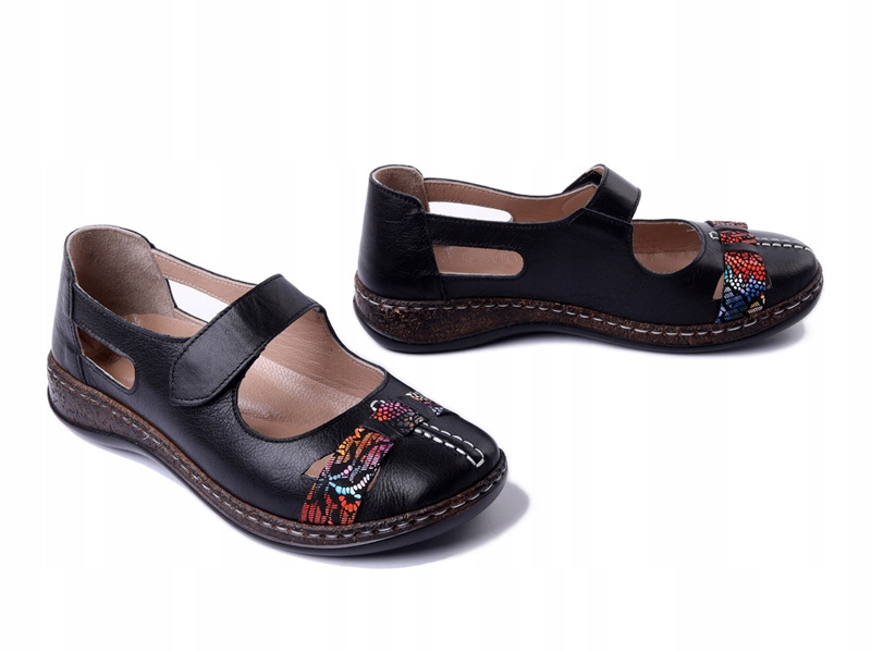 Półbuty damskie Artiker Relaks 56C0443 czarny r38