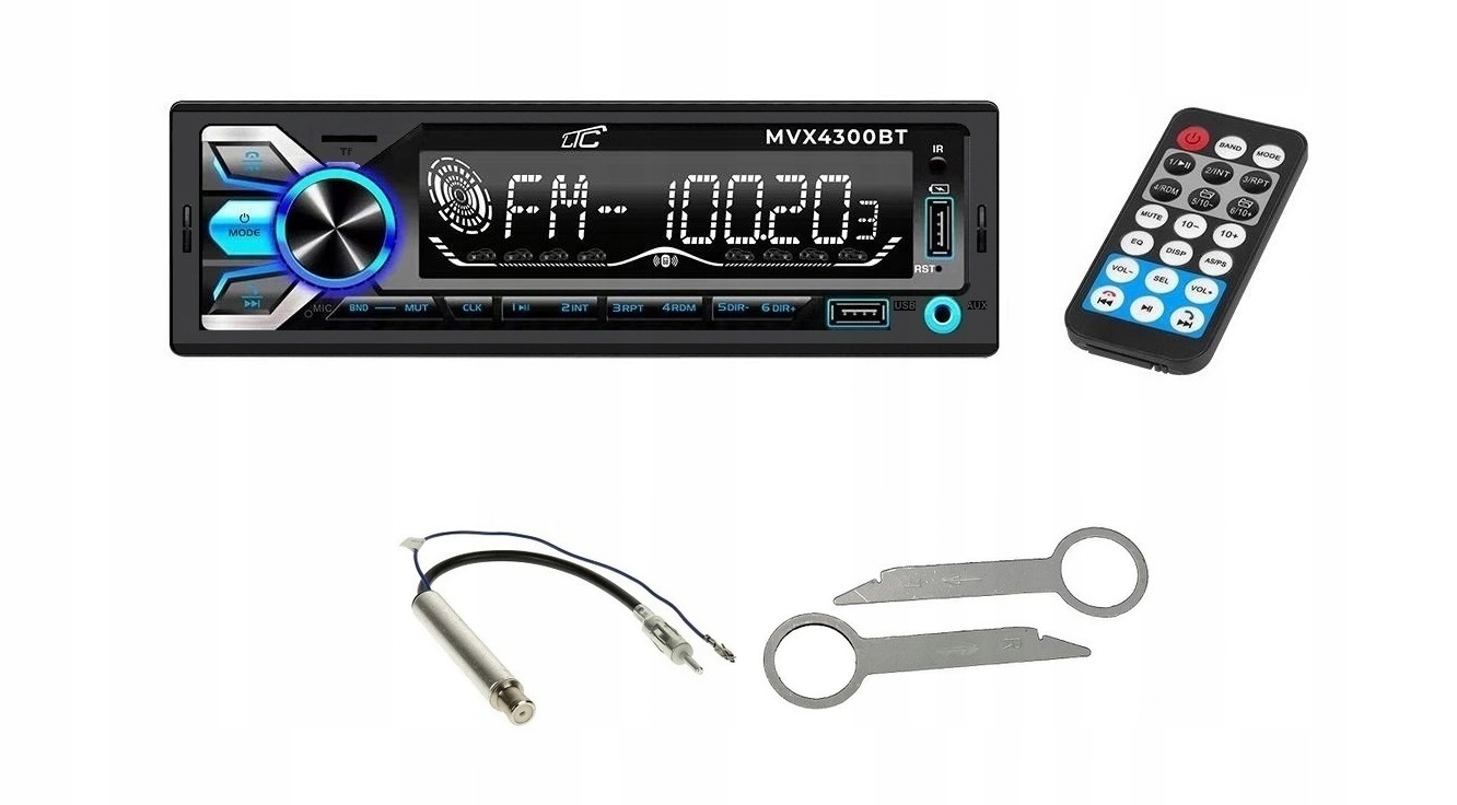 Ltc MVX4300BT Bluetooth autorádio Vw Golf 4 Passat B5 Seat Ibiza