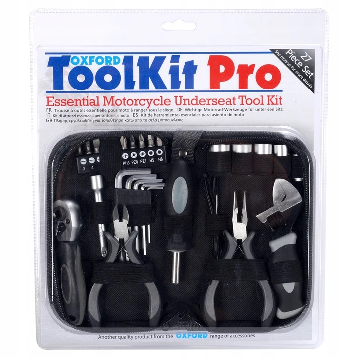 Zestaw narzedzi TOOLKIT OXFORD 27 el DO MOTOCYKLI
